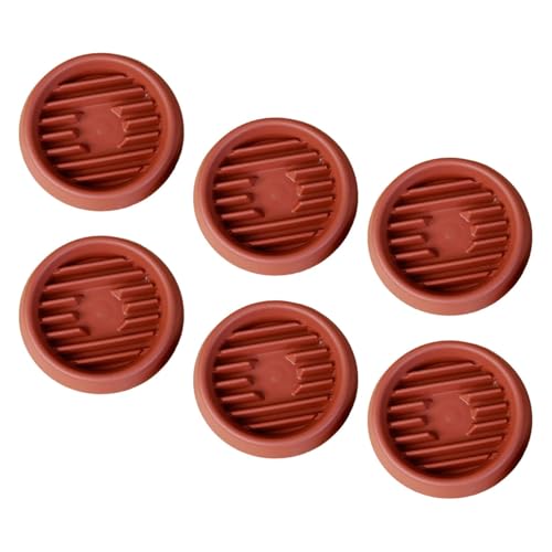 PawwJoy 6 Stück Pflanzuntersetzer Pflanzgefäß Untersetzer Fensterbank Pflanztablett Blumentopf Tropfschalen für Innen- und Außenbereich, Weiß, Größe L, Rot, Größe M von PawwJoy