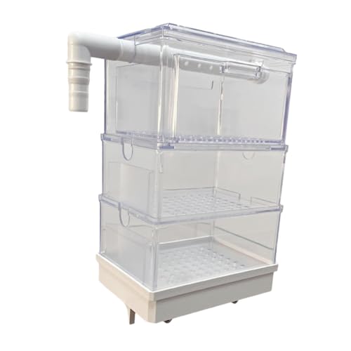 PawwJoy Aquarium Hang On Filterbox Überlaufrohrfilter für kleine Fischtanks Schildkröte Tank mit Schublade Tropfschale Leise Filtrationsbox Dreilagig PawwJoy Aquarium Hang On Filterbox Überlaufrohrfilter für kleine Fischtanks Schildkröte Tank mit Schublade Tropfschale Leise Filtrationsbox Dreilagig von PawwJoy