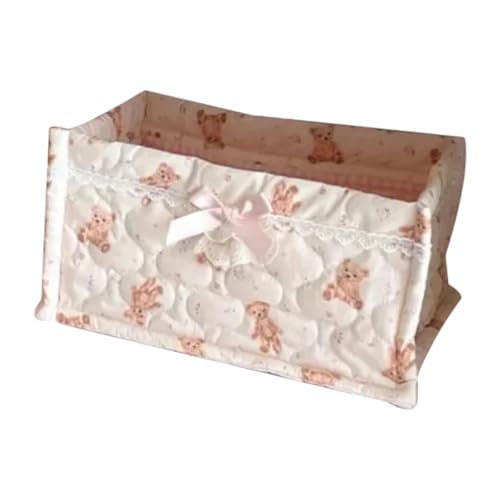 PawwJoy Aufbewahrungskorb mit Regal, niedlicher Organizer für Kleidung und Leinen, rechteckig, Tisch-Organizer, 30 x 15 x 15 cm, Stil C von PawwJoy
