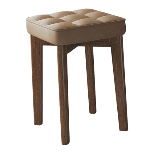 PawwJoy Barhocker aus Holz mit gepolsterter Sitzfläche, moderner Küchenthekenhocker, Mehrzweckmöbel für Café, 45 cm PawwJoy Barhocker aus Holz mit gepolsterter Sitzfläche, moderner Küchenthekenhocker, Mehrzweckmöbel für Café, 45 cm von PawwJoy