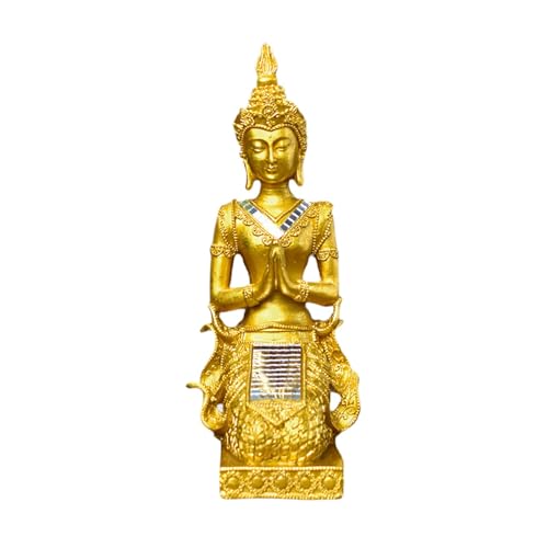 PawwJoy Buddha-Statue, kompakt, Kunstharz, kreative Skulptur, Schreibtisch-Ornament für Innenbereich, Büro, Wohnzimmer, Schlafzimmer, kniender Buddha PawwJoy Buddha-Statue, kompakt, Kunstharz, kreative Skulptur, Schreibtisch-Ornament für Innenbereich, Büro, Wohnzimmer, Schlafzimmer, kniender Buddha von PawwJoy