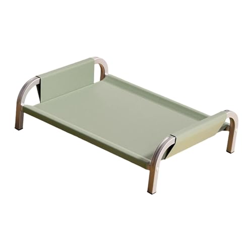 PawwJoy Erhöhtes Haustierbett, metallbeständig, stabil, für alle Jahreszeiten, atmungsaktiv, kühlend, tragbar, Haustierhängematte für Indoor-Katzen, Grün, Größe M, Grün, XL PawwJoy Erhöhtes Haustierbett, metallbeständig, stabil, für alle Jahreszeiten, atmungsaktiv, kühlend, tragbar, Haustierhängematte für Indoor-Katzen, Grün, Größe M, Grün, XL von PawwJoy