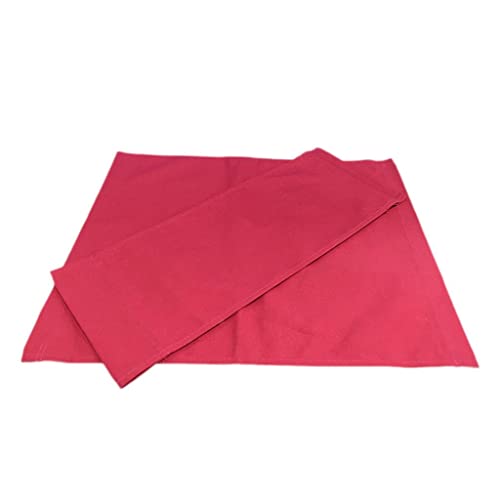 PawwJoy Ersatzbezug aus Segeltuch für Regiestühle - Rot (Set mit 2 Stück: Rückenlehne & Sitzbezug), kompatibel mit Casual Home Director Chair von PawwJoy