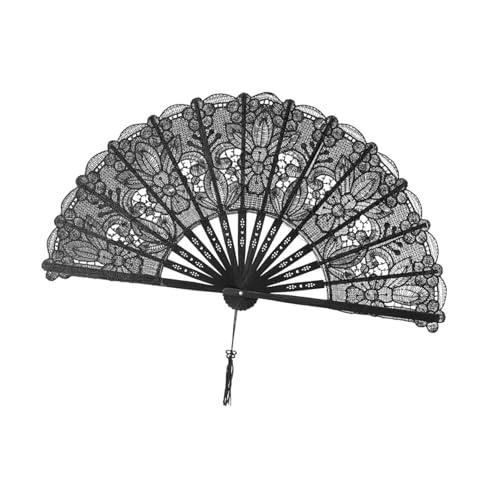 PawwJoy Faltbarer Ventilator im chinesischen Stil, Vintage-Design, Bambusstoff, für Teeparty, Tanzen, Performance, 27,7 cm PawwJoy Faltbarer Ventilator im chinesischen Stil, Vintage-Design, Bambusstoff, für Teeparty, Tanzen, Performance, 27,7 cm von PawwJoy