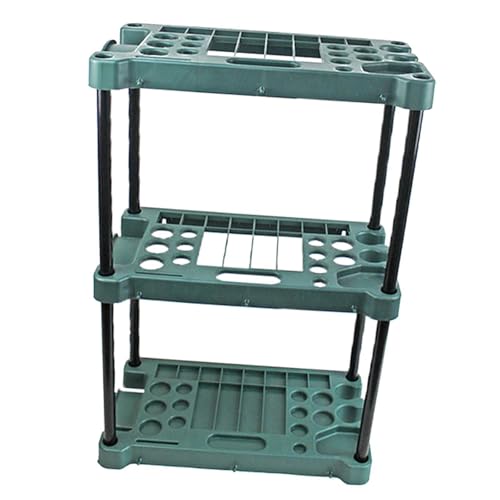 PawwJoy Garten-Werkzeug-Organizer, Mop- und Besenhalter, 3-stöckiges Aufbewahrungsregal für Garage, Schuppen, Keller, 80 x 58 x 31 cm PawwJoy Garten-Werkzeug-Organizer, Mop- und Besenhalter, 3-stöckiges Aufbewahrungsregal für Garage, Schuppen, Keller, 80 x 58 x 31 cm von PawwJoy