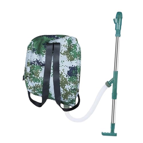 PawwJoy Gartendüngersprüher Rucksack Stoffstreuer für effiziente Anwendung, manueller Dünger, Edelstahl-Stoffmaterialien von PawwJoy