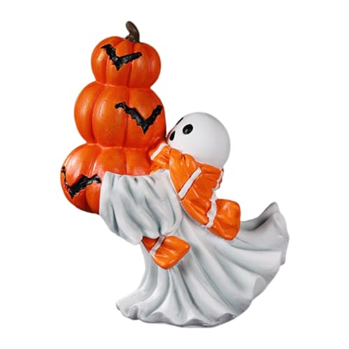 PawwJoy Halloween-Geisterstatue, Ornament, Kunstharz, handgefertigt, gruselig, niedlich, Desktop-Dekoration, wasserdicht, Landschaftsbauzubehör, Mehrzweck, Umarmender Kürbis PawwJoy Halloween-Geisterstatue, Ornament, Kunstharz, handgefertigt, gruselig, niedlich, Desktop-Dekoration, wasserdicht, Landschaftsbauzubehör, Mehrzweck, Umarmender Kürbis von PawwJoy
