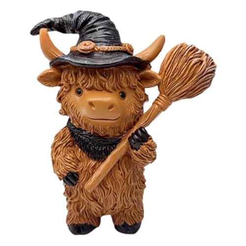 PawwJoy Halloween-Statue, Kunstharz, Schreibtisch-Skulptur, Tischdekoration, Ornament für Bücherregal, Büro, Wohnzimmer, Heimdekoration, 8 x 6 x 10 cm, Braun PawwJoy Halloween-Statue, Kunstharz, Schreibtisch-Skulptur, Tischdekoration, Ornament für Bücherregal, Büro, Wohnzimmer, Heimdekoration, 8 x 6 x 10 cm, Braun von PawwJoy