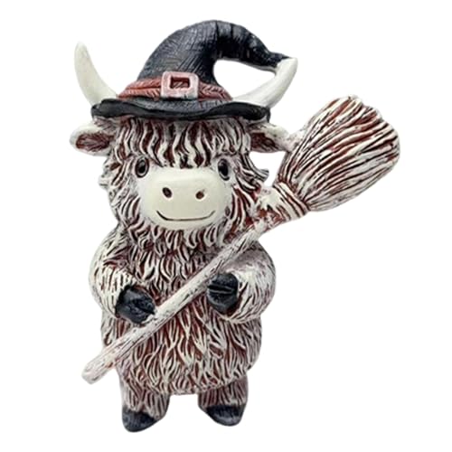 PawwJoy Halloween-Statue, Kunstharz, Schreibtisch-Skulptur, Tischdekoration, Ornament für Bücherregal, Büro, Wohnzimmer, Heimdekoration, 8 x 6 x 10 cm, Weiß PawwJoy Halloween-Statue, Kunstharz, Schreibtisch-Skulptur, Tischdekoration, Ornament für Bücherregal, Büro, Wohnzimmer, Heimdekoration, 8 x 6 x 10 cm, Weiß von PawwJoy
