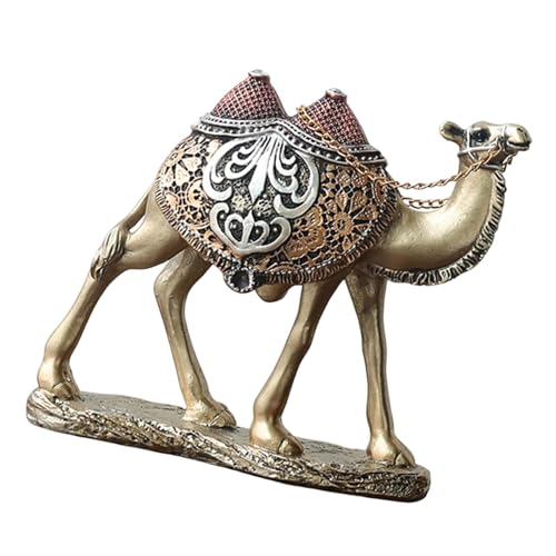 PawwJoy Kamel-Statue, Kunstharzfigur, Tierskulptur, Schreibtischdekoration, Kunsthandwerk, Kunstwerke für Wohnzimmer, Schlafzimmer, Heimbüro, Dekoration, rechts PawwJoy Kamel-Statue, Kunstharzfigur, Tierskulptur, Schreibtischdekoration, Kunsthandwerk, Kunstwerke für Wohnzimmer, Schlafzimmer, Heimbüro, Dekoration, rechts von PawwJoy