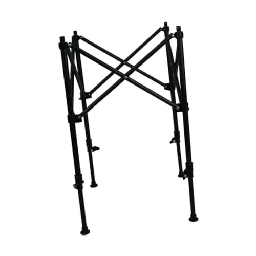 PawwJoy Klapptisch-Ersatzbein, verstellbare Beinerhöhung für Picknick, Camping, Outdoor, Grillen, Karbonstahl, Schwarz, S PawwJoy Klapptisch-Ersatzbein, verstellbare Beinerhöhung für Picknick, Camping, Outdoor, Grillen, Karbonstahl, Schwarz, S von PawwJoy