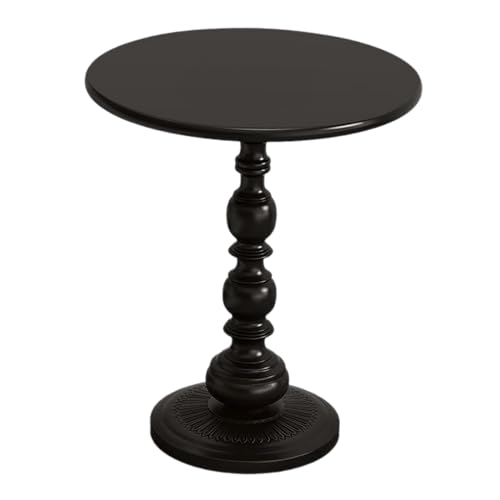 PawwJoy Kleiner Beistelltisch, Couchtisch, Nachttisch für kleine Plätze, Balkon, runder Beistelltisch, 35 cm, Schwarz PawwJoy Kleiner Beistelltisch, Couchtisch, Nachttisch für kleine Plätze, Balkon, runder Beistelltisch, 35 cm, Schwarz von PawwJoy