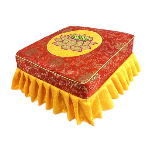 PawwJoy Kniender Meditationshocker mit waschbarem Bezug, 47 x 47 x 25 cm, flacher Sitz, Gebetshocker, bequemer Bodensitz für Erwachsene, rotes Set PawwJoy Kniender Meditationshocker mit waschbarem Bezug, 47 x 47 x 25 cm, flacher Sitz, Gebetshocker, bequemer Bodensitz für Erwachsene, rotes Set von PawwJoy