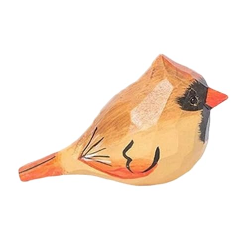 PawwJoy Künstliche Vogelstatue, Hofkunst, Papagei, Dekoration, Figur, Outdoor, Garten, Terrasse, Ornament, Kunstharz, 9,5 x 5,5 cm, Gelb PawwJoy Künstliche Vogelstatue, Hofkunst, Papagei, Dekoration, Figur, Outdoor, Garten, Terrasse, Ornament, Kunstharz, 9,5 x 5,5 cm, Gelb von PawwJoy