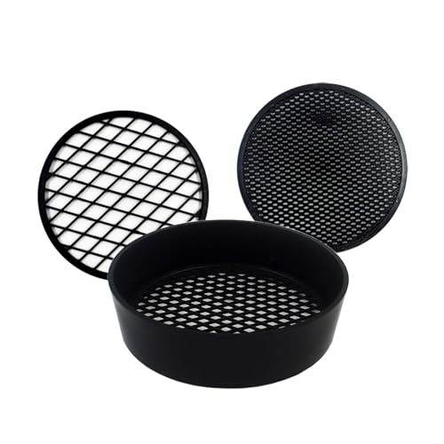 PawwJoy Mini-Gartensieb, klassifizierendes Modell, Mini-Gartensieb, Bodensieb, Netz für Studenten, Wissenschaft, Experimente, Spiel, 10,9 cm Durchmesser, 2,8 cm Höhe PawwJoy Mini-Gartensieb, klassifizierendes Modell, Mini-Gartensieb, Bodensieb, Netz für Studenten, Wissenschaft, Experimente, Spiel, 10,9 cm Durchmesser, 2,8 cm Höhe von PawwJoy