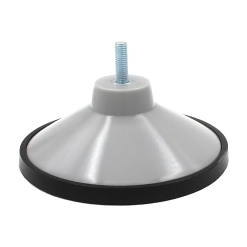 PawwJoy Nivellierunterlage für Billardtischfüße, verstellbare Spieltischbein-Nivellierer mit Schraube für Airhockey und Kicker, 13,5 x 7,7 cm, Grau von PawwJoy