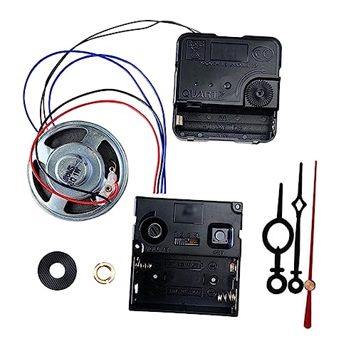 PawwJoy Pendeluhrwerk mit Musik-Chime-Box, Quarz-Mechanismus, Pendelantriebseinheiten, DIY-Uhr-Zubehör-Kits, Stil B von PawwJoy