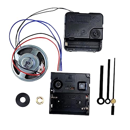 PawwJoy Pendeluhrwerk mit Musik-Chime-Box, Quarz-Mechanismus, Pendelantriebseinheiten, DIY-Uhr-Zubehör-Kits, Stil C von PawwJoy
