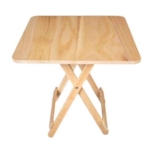 PawwJoy Quadratischer faltbarer Holztisch, tragbarer Esstisch, 50 x 50 x 50 cm, für Zuhause, Mietwohnheim, Camping, Picknick PawwJoy Quadratischer faltbarer Holztisch, tragbarer Esstisch, 50 x 50 x 50 cm, für Zuhause, Mietwohnheim, Camping, Picknick von PawwJoy