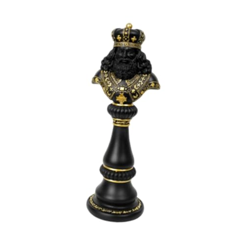 PawwJoy Schachfigur aus Kunstharz, Tischdekoration, Schachfigur, Ornament für Zuhause, Schreibtisch, Schachliebhaber, König PawwJoy Schachfigur aus Kunstharz, Tischdekoration, Schachfigur, Ornament für Zuhause, Schreibtisch, Schachliebhaber, König von PawwJoy