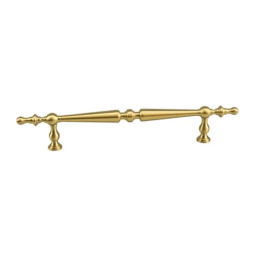PawwJoy Schrankgriffe im Euro-Stil, goldfarben, 128 mm Lochabstand, Schubladengriffe, Kleiderschrank, Hardware, Ziehgriffe für Schränke, Truhen, Schränke von PawwJoy