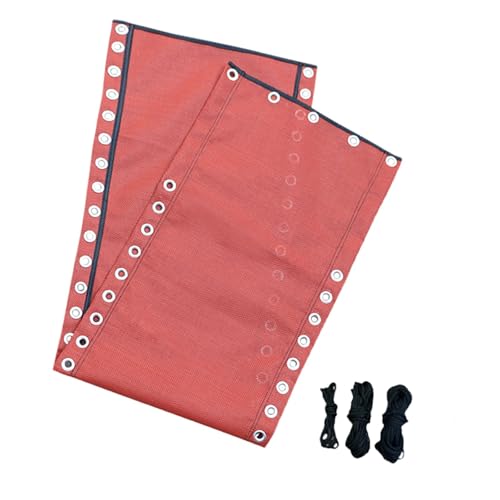 PawwJoy Stuhl-Ersatztuch mit Ersatzschnur, einfache Installation, Reparatur-Set für Sonnenliegen, Liegestühle, Klappstühle, Rot, 47 x 150 cm PawwJoy Stuhl-Ersatztuch mit Ersatzschnur, einfache Installation, Reparatur-Set für Sonnenliegen, Liegestühle, Klappstühle, Rot, 47 x 150 cm von PawwJoy
