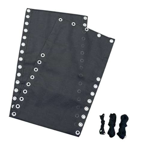 PawwJoy Stuhl-Ersatztuch mit Ersatzschnur, einfache Installation, Reparatur-Set für Sonnenliegen, Liegestühle, Klappstühle, Schwarz, 47 x 150 cm PawwJoy Stuhl-Ersatztuch mit Ersatzschnur, einfache Installation, Reparatur-Set für Sonnenliegen, Liegestühle, Klappstühle, Schwarz, 47 x 150 cm von PawwJoy