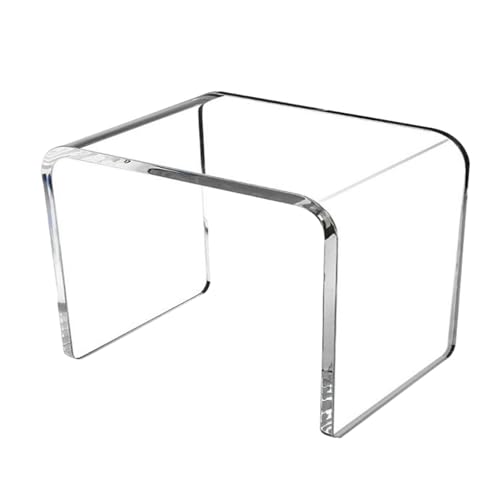 PawwJoy Tritthocker aus transparentem Acryl, stabiler Fußhocker für Erwachsene, Schlafzimmer, Küche, 32 x 23 x 23 cm PawwJoy Tritthocker aus transparentem Acryl, stabiler Fußhocker für Erwachsene, Schlafzimmer, Küche, 32 x 23 x 23 cm von PawwJoy
