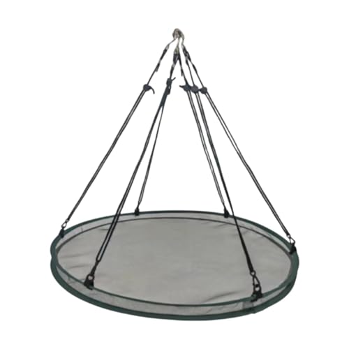 PawwJoy Vogelfutterschale mit rattenfestem Reifen, großes hängendes Futtertablett für effiziente Samen- und Schmutzsammlung, Garten, Hinterhof, Rasen, Durchmesser 61 cm von PawwJoy