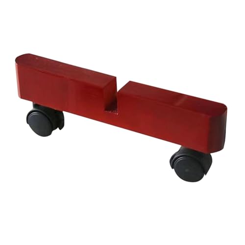 Raumteiler-Halterung mit beweglichen Rädern, hölzerner Sichtschutz-Stützsockel, 30 x 4 cm, einfach zu installierende Trennwandhalterfüße für Home Office von PawwJoy