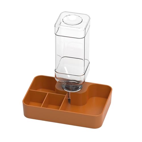 Reptilien-Futterspender Wassernapf Terrarienzubehör Futterstation Automatischer Wasserspender Trinknapf für Schildkröte, Chamäleon, Khaki, klein Reptilien-Futterspender Wassernapf Terrarienzubehör Futterstation Automatischer Wasserspender Trinknapf für Schildkröte, Chamäleon, Khaki, klein von PawwJoy