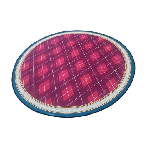 Runder Teppich, rund, wasserabsorbierend, moderne Bodenmatte, Kreisteppich für Innenbereich, Büro, Nachttisch, Spielzimmer, Küche, 100 x 100 cm von PawwJoy