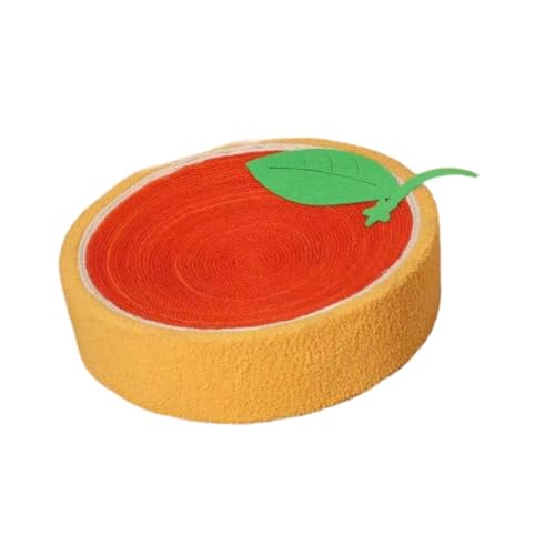 Rundes Sisal-Kratzbrett Katzenbett Möbelschutz Katzennest Kratzschale Obstkratzbrett für Katzen - Orange Rundes Sisal-Kratzbrett Katzenbett Möbelschutz Katzennest Kratzschale Obstkratzbrett für Katzen - Orange von PawwJoy