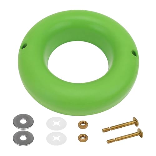 Silikon-WC-Dichtung, Ersatz-Set mit Schrauben und Unterlegscheiben für Badezimmer, Sanitär-Installation, 16,5 cm Durchmesser von PawwJoy