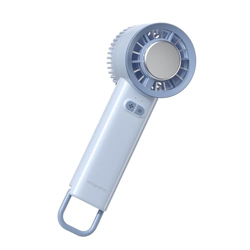 Taschenventilator, tragbarer Handventilator mit verstellbarem Neigungskopf, 3 Geschwindigkeitsstufen, kompakte, faltbare Halterung für den Innen- und Außenbereich, für den Sommer, Blau Taschenventilator, tragbarer Handventilator mit verstellbarem Neigungskopf, 3 Geschwindigkeitsstufen, kompakte, faltbare Halterung für den Innen- und Außenbereich, für den Sommer, Blau von PawwJoy