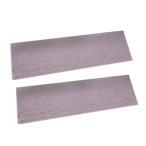 Teppich-Stufenmatte, rutschfest, 55 x 20 cm, wiederverwendbar, dickes Polyester, Treppenstufen für Holztreppen für Kinder, ältere Hunde, Grau, 2 Stück Teppich-Stufenmatte, rutschfest, 55 x 20 cm, wiederverwendbar, dickes Polyester, Treppenstufen für Holztreppen für Kinder, ältere Hunde, Grau, 2 Stück von PawwJoy