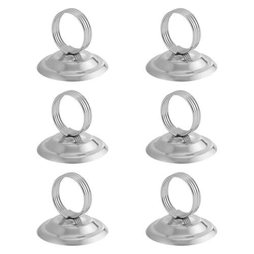 Tischnummernhalter, Tischkartenhalter, kompakt, für Büro, Bild, Restaurant, Abschlussfeier, 6 Stück Tischnummernhalter, Tischkartenhalter, kompakt, für Büro, Bild, Restaurant, Abschlussfeier, 6 Stück von PawwJoy