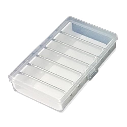 Transparente Acryl-Aufbewahrungsbox für Perlen und Schmuck, mit Edelstahlstäben, klein von PawwJoy