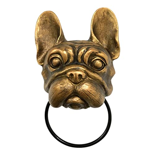Türklopfer aus Kunstharz, Vintage-Stil, Türklopfer, Zuggitter, Zubehör, Heimdekoration, Französische Bulldogge von PawwJoy