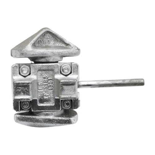 Versandbehälterschloss, Zwischendrehung, Standard, tragbar, Karbonstahl, Hardware, Versandbehälter, Verbindungsbefestigung, 15,8 x 11 cm von PawwJoy