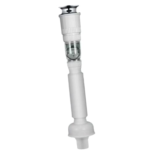 Waschbecken-Ablauf-Set mit Verstopfungsstopper, erweiterbares Ablaufrohr, 42–96 cm, Verlängerungsschlauch für Waschbecken, Toiletten, Weiß Waschbecken-Ablauf-Set mit Verstopfungsstopper, erweiterbares Ablaufrohr, 42–96 cm, Verlängerungsschlauch für Waschbecken, Toiletten, Weiß von PawwJoy