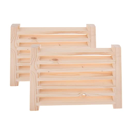 Zedernholz Sauna Louver Lüftungsset, 2 Stück, 8x5.3 Zoll 7-Slot Lüftungsschlitze für Dampfbad Badezimmer Zedernholz Sauna Louver Lüftungsset, 2 Stück, 8x5.3 Zoll 7-Slot Lüftungsschlitze für Dampfbad Badezimmer von PawwJoy