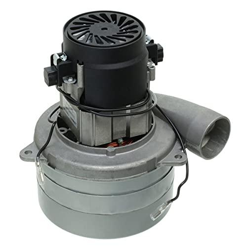 Paxanpax 065900020, 3-stufiger Tangential-Bypass-Motor, 14,5 cm, 240 V, 1400 W, komplett mit Gehäuse und Rohr, grau und schwarz von Paxanpax