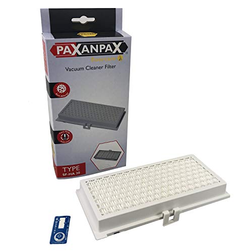 Paxanpax PFC1059 Anti-Allergiefilter mit Timestrip Anzeige für Miele SF-HA30 9616270, S300, S2000, S7000, weiß von Paxanpax