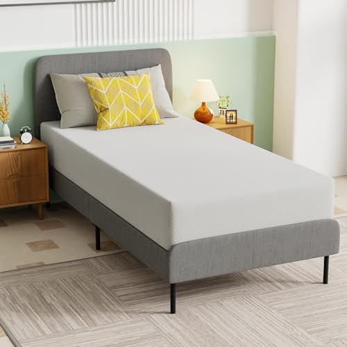 PayLessHere 25,4 cm Twin XL Gel-Memory-Schaum-Matratze, glasfaserfrei, CertiPUR-US-zertifiziert, Bett-in-a-Box, kühler Schlaf und bequeme Unterstützung von PayLessHere