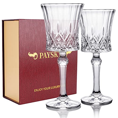 Paysky Weingläser Set mit 2 großen Rotwein- oder Weißweingläsern, Geschenke für Valentinstag, Jahrestag, Geburtstag, 300 ml Paysky Weingläser Set mit 2 großen Rotwein- oder Weißweingläsern, Geschenke für Valentinstag, Jahrestag, Geburtstag, 300 ml von Paysky