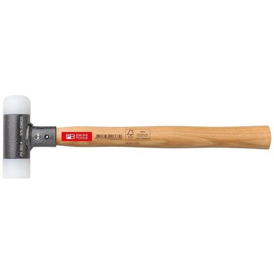 PB Swiss Tools - Schonhammer mit Holzstiel, rückschlagfrei 50mm von Pb Swiss Tools