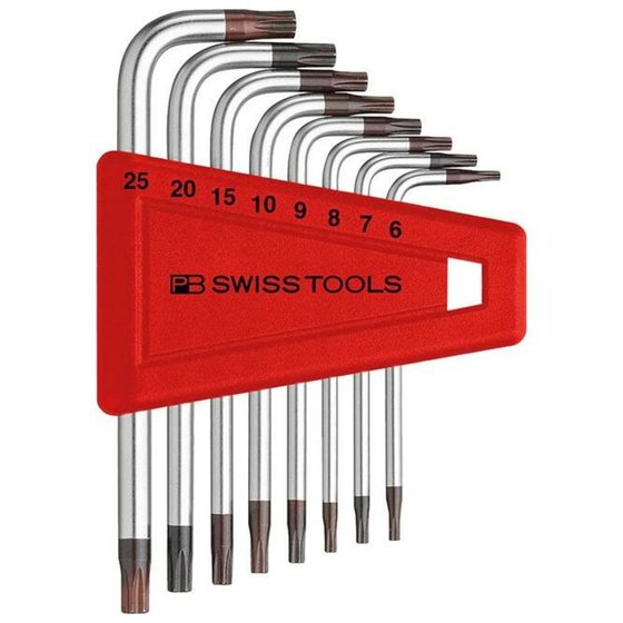 PB Swiss Tools - Winkelschraubendreher-Satz 8-teilig T6-T25 von Pb Swiss Tools