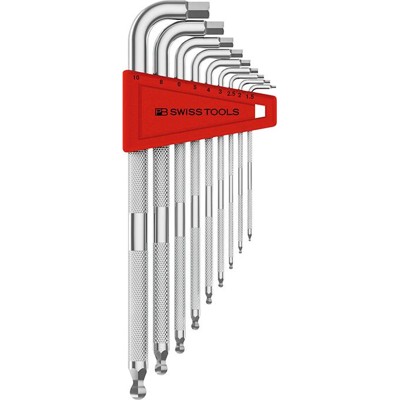 Winkelschraubendreher-Satz 9-teilig 1,5-10mm SAFETY von Pb Swiss Tools