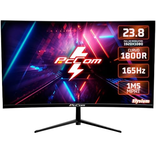 PcCom Elysium GO2480CV 23,8 Zoll LED FullHD 165 Hz Freesync gebogen PcCom Elysium GO2480CV 23,8 Zoll LED FullHD 165 Hz Freesync gebogen von PcCom